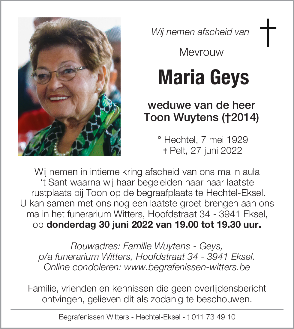 Maria Geys