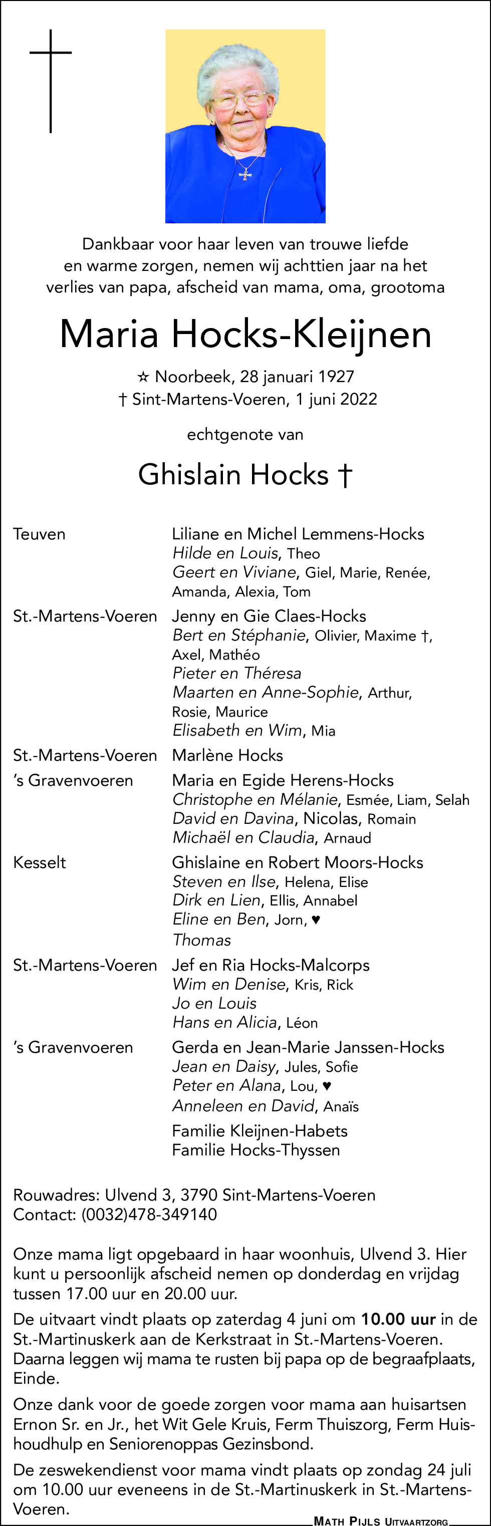 Maria Hocks-Kleijnen