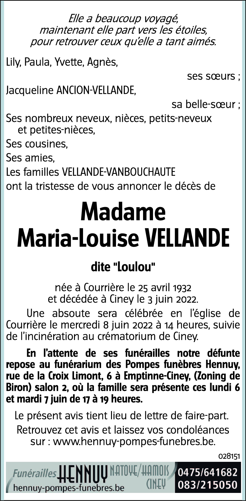 Maria-Louise VELLANDE