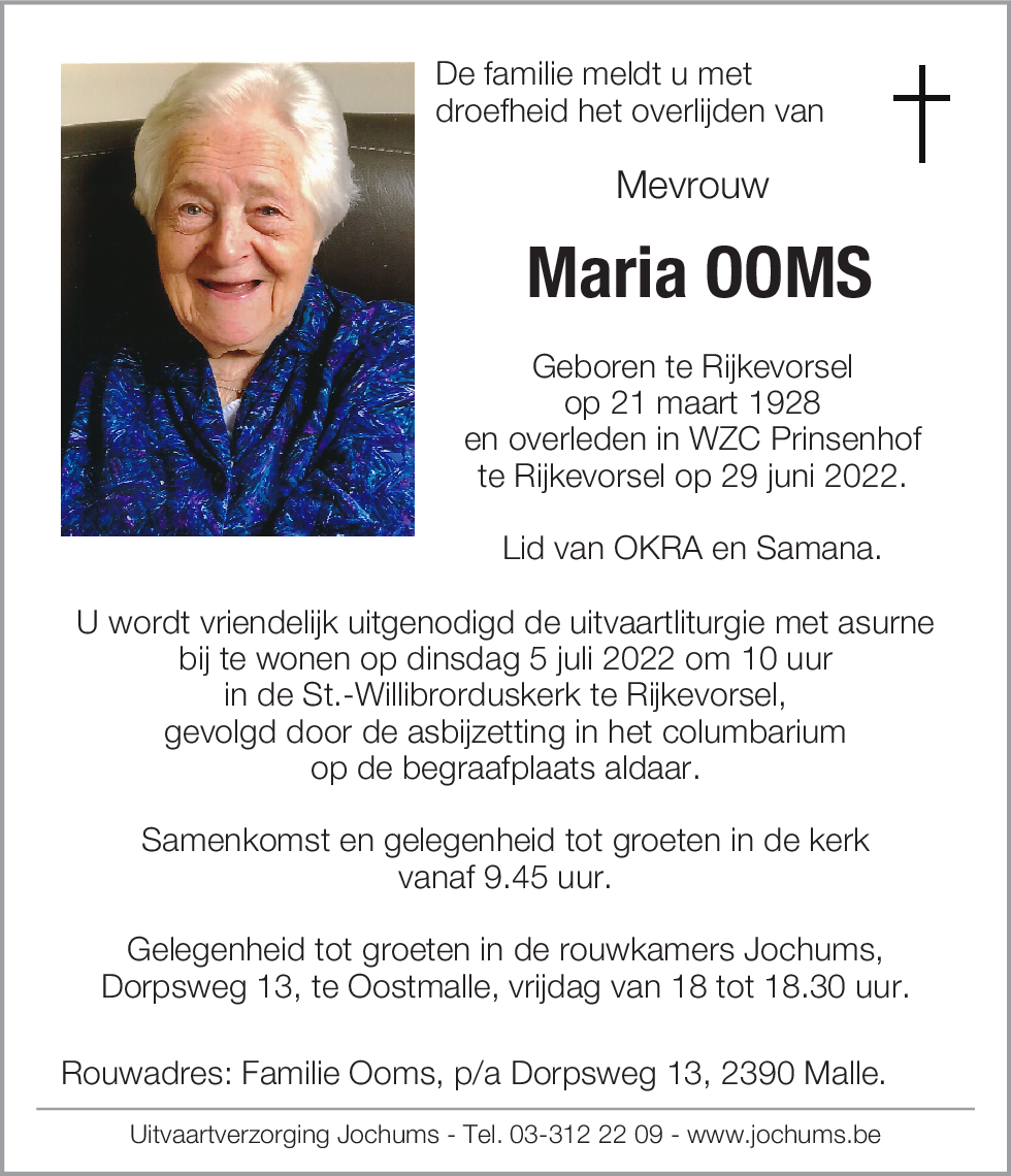Maria Ooms