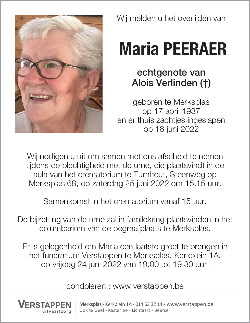 Maria Peeraer
