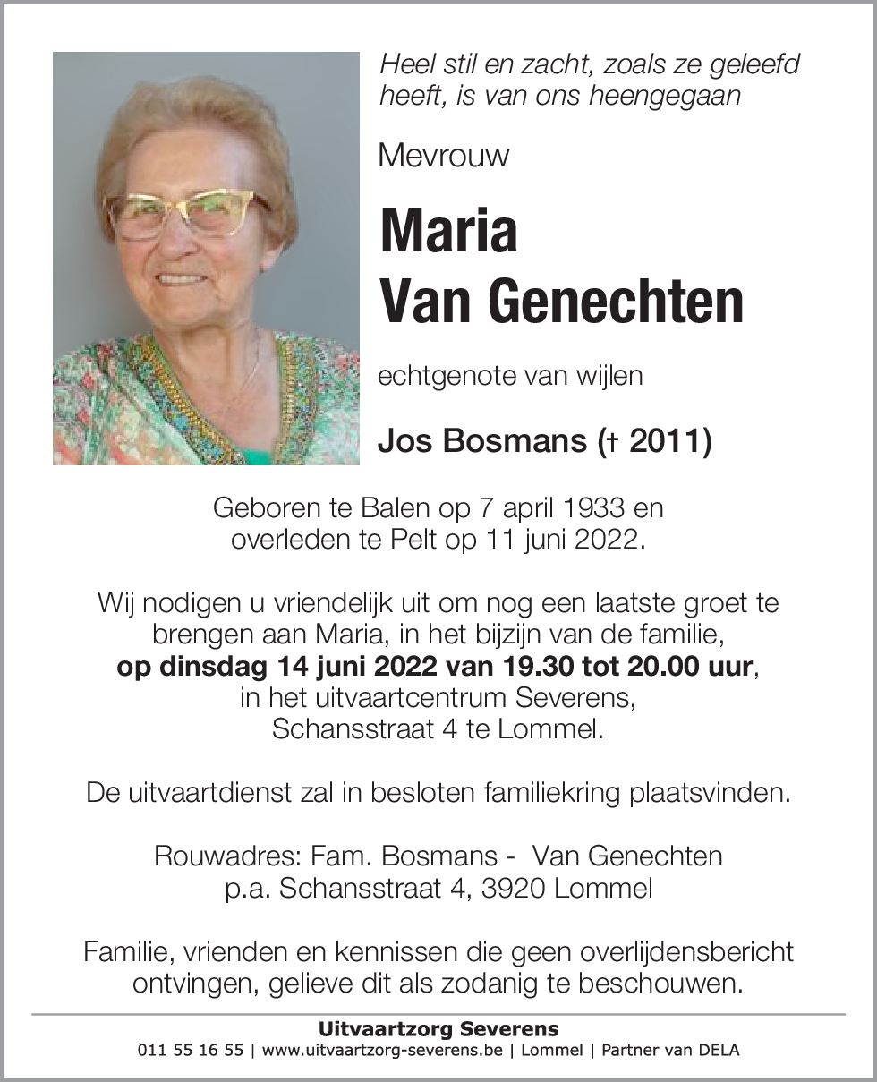 Maria Van Genechten