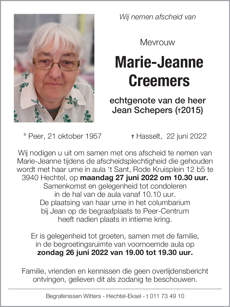 Marie-Jeanne Creemers