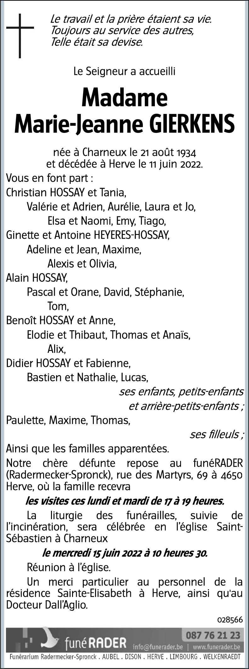 Marie-Jeanne GIERKENS