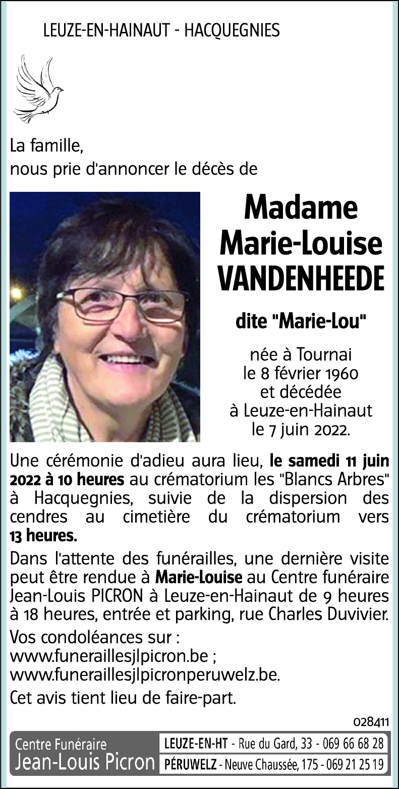 Marie-Louise VANDENHEEDE