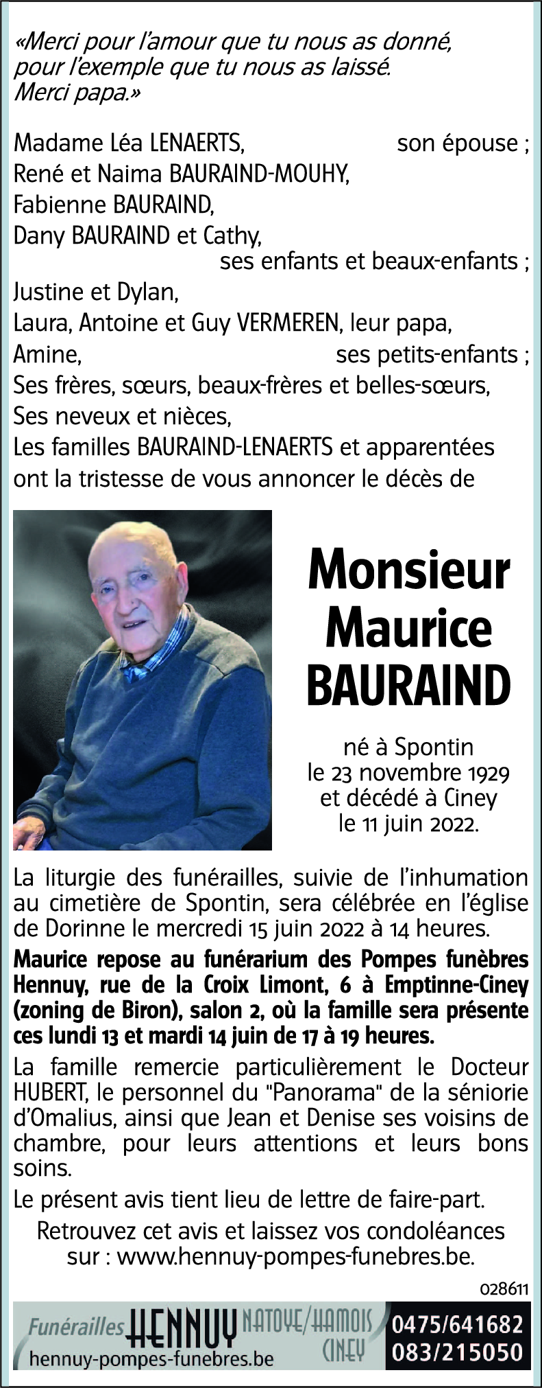 Maurice BAURAIND