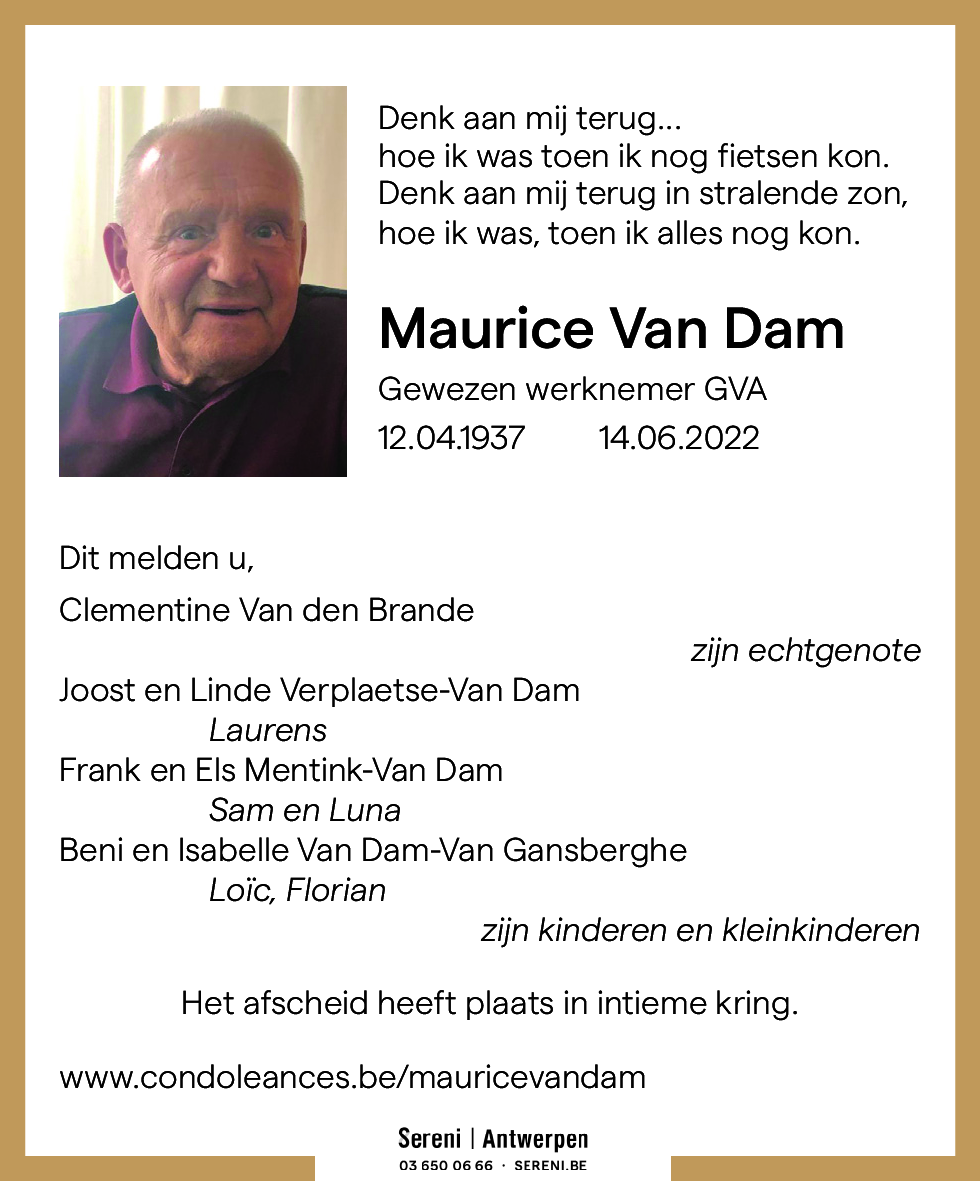 Maurice Van Dam