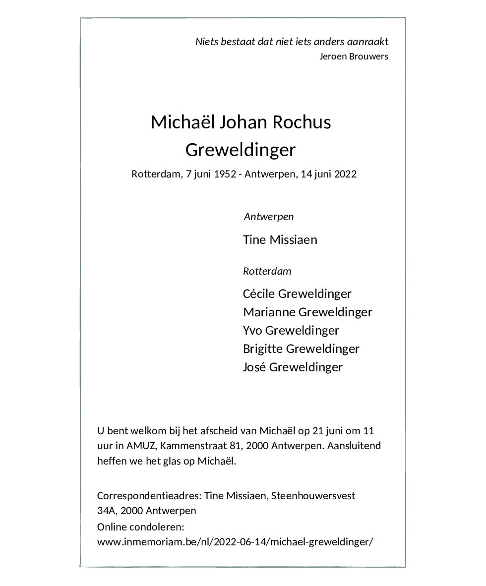 Michaël Greweldinger