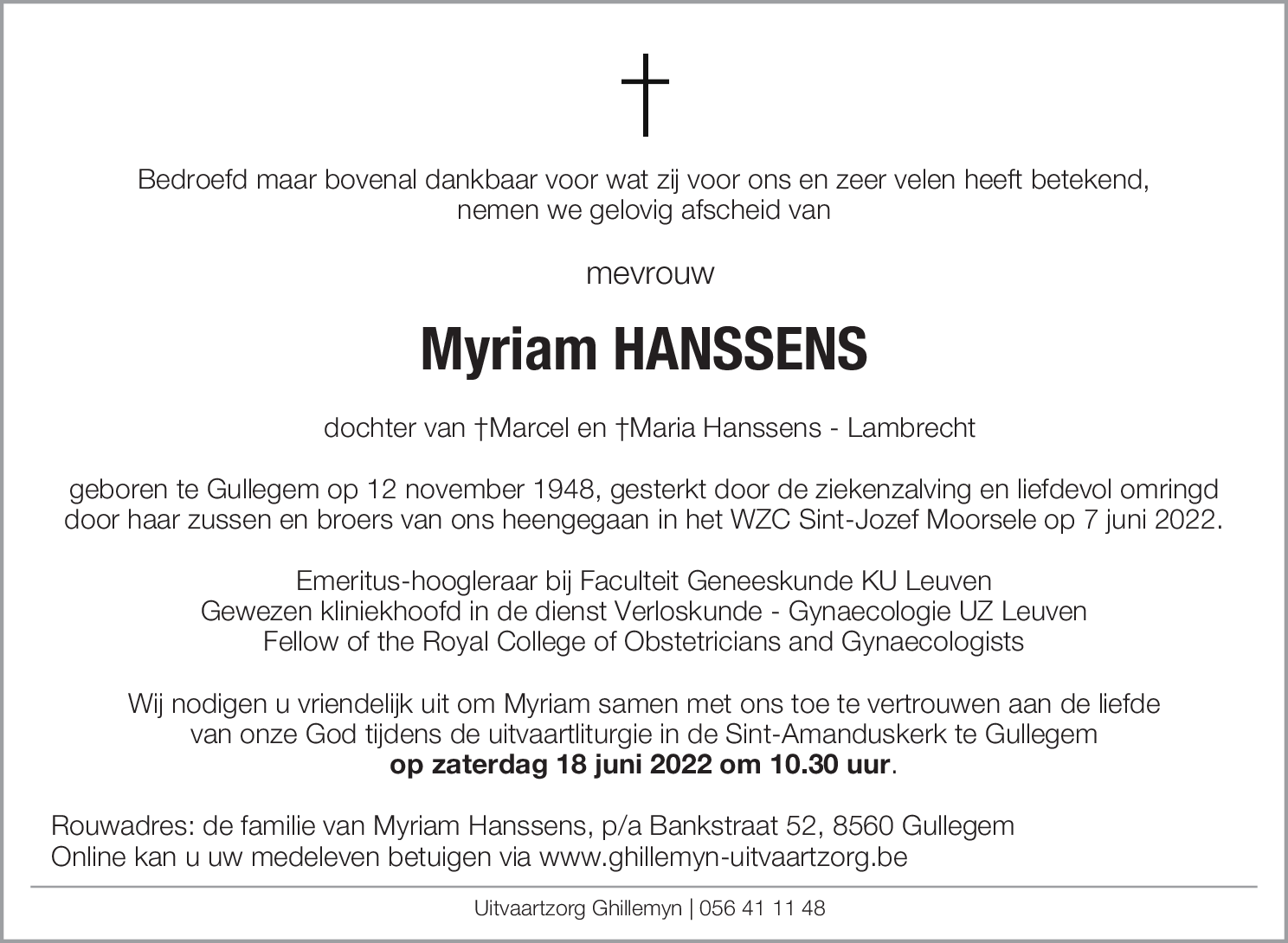 Myriam Hanssens