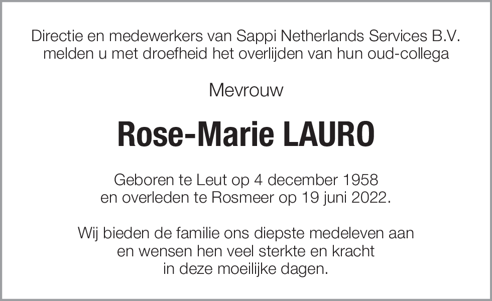 Rose-Marie Lauro