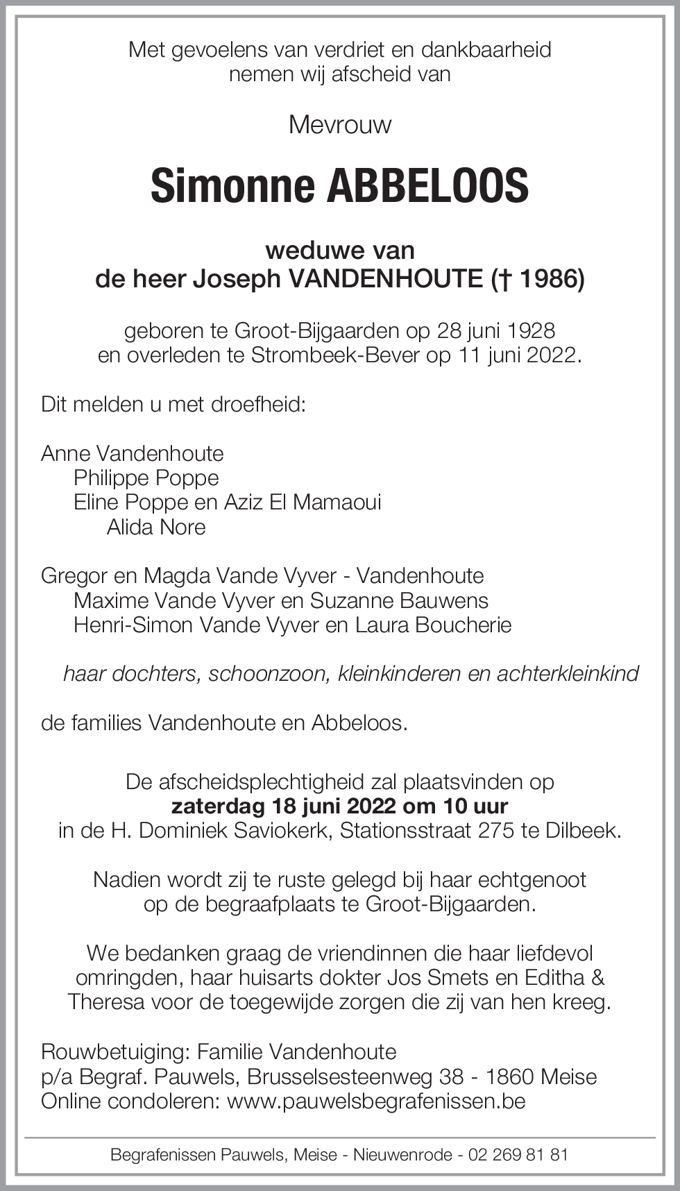 Simonne Abbeloos