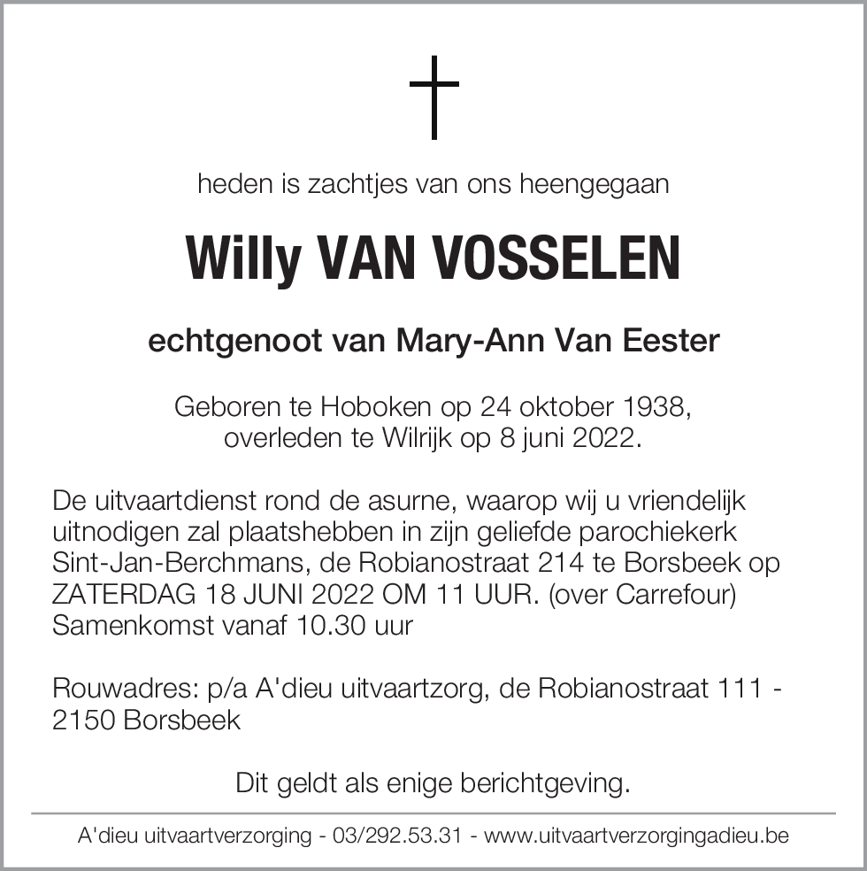 Willy Van Vosselen