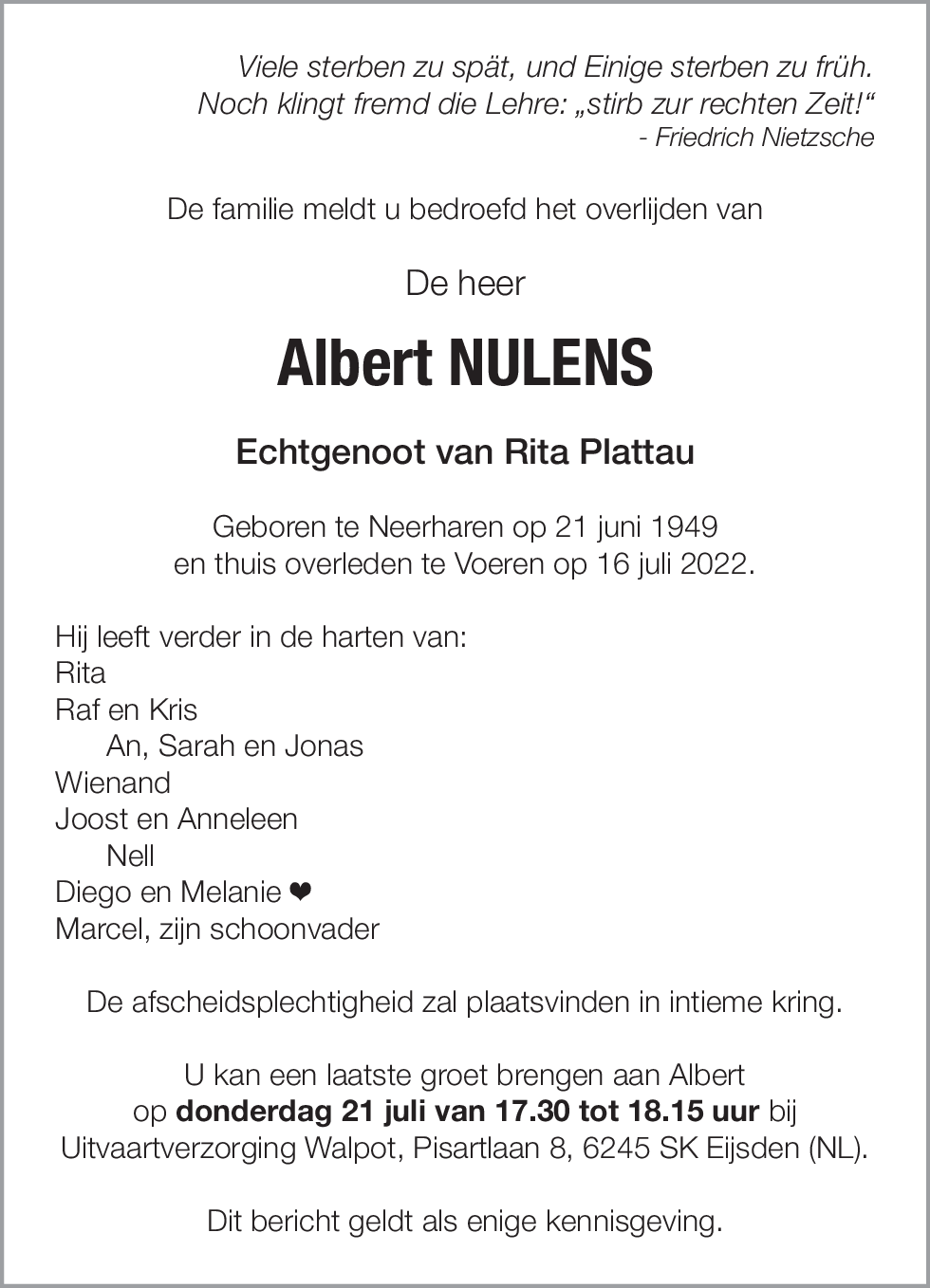 Albert Nulens