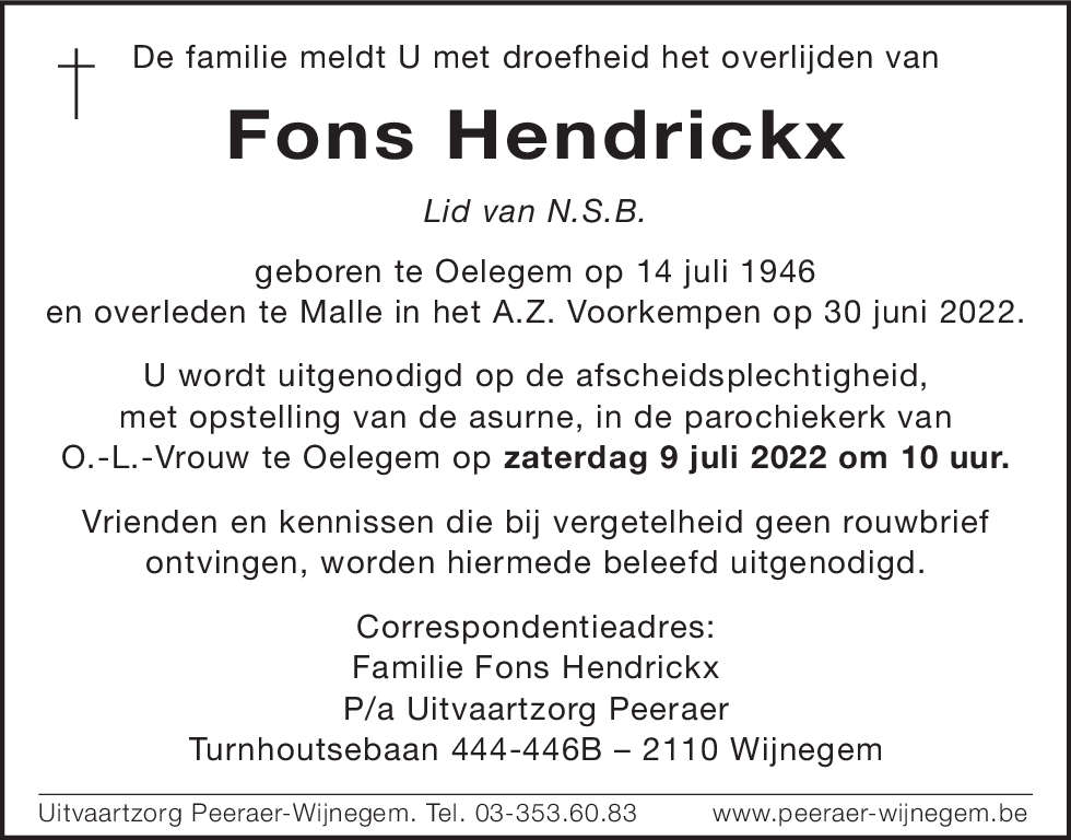 Alfons Hendrickx