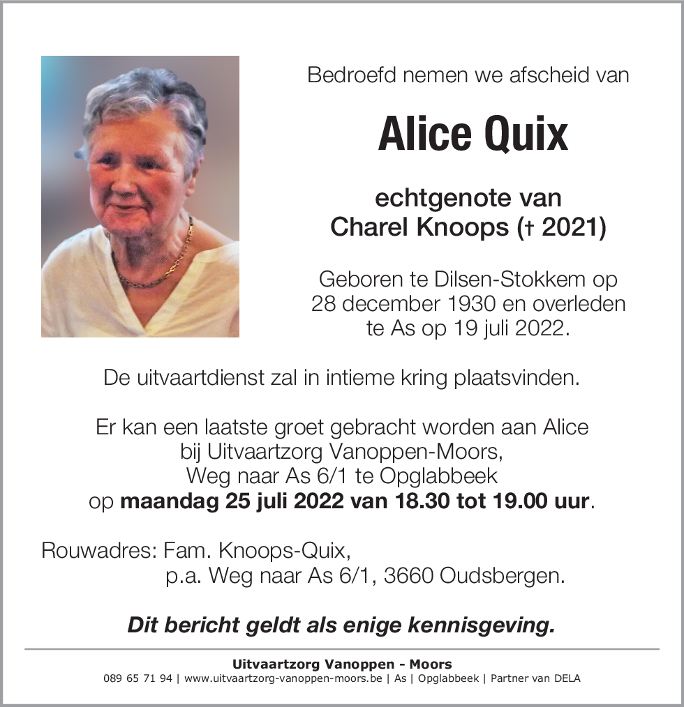 Alice Quix