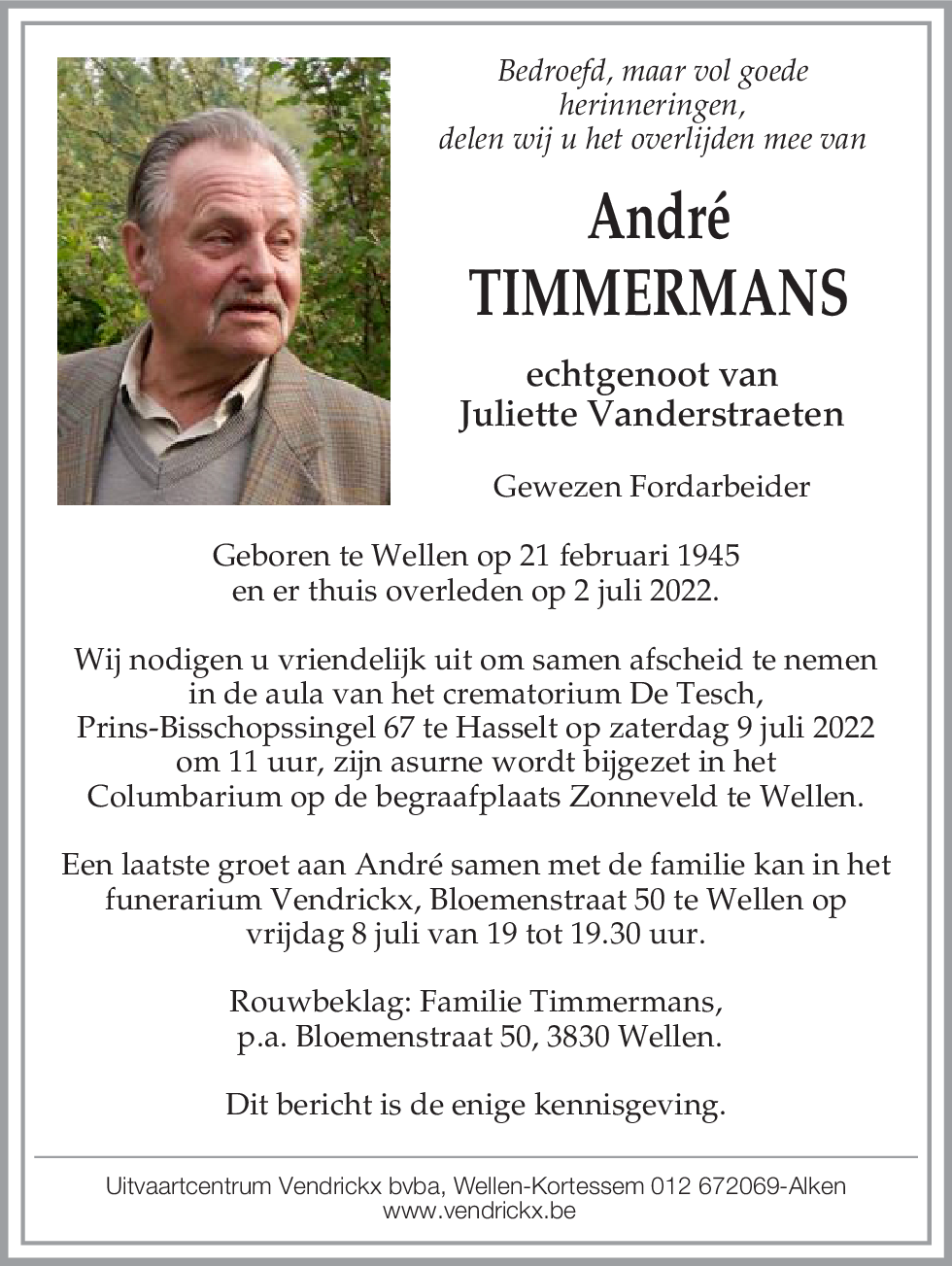 André Timmermans