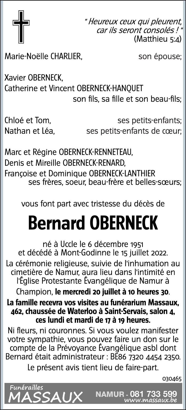Bernard OBERNECK