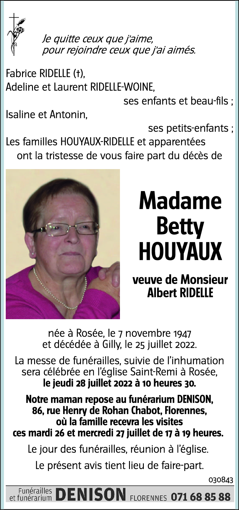 Betty HOUYAUX