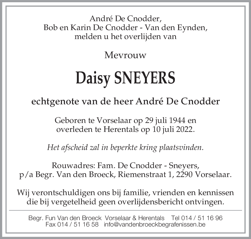 Daisy Sneyers