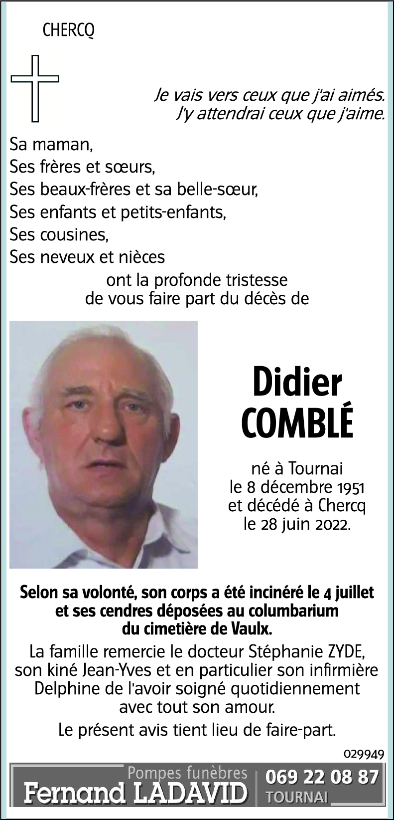 Didier COMBLÉ