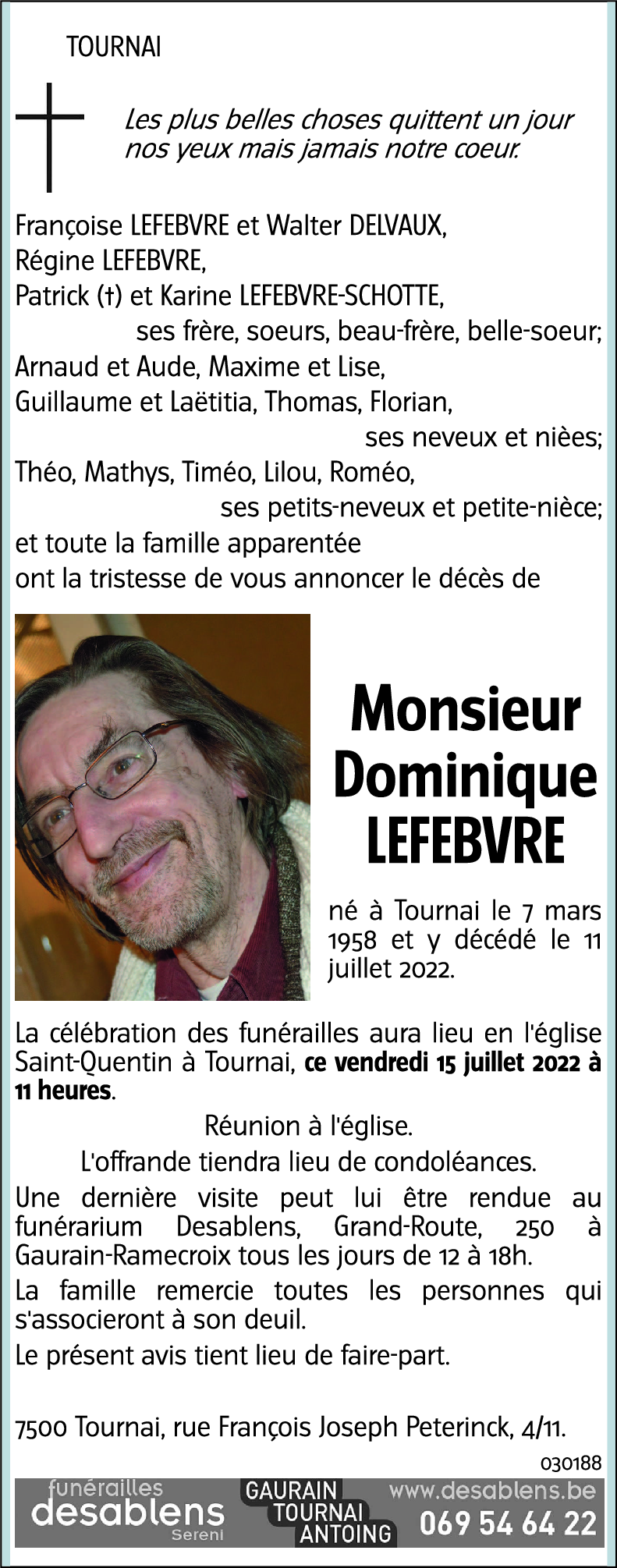 Dominique LEFEBVRE