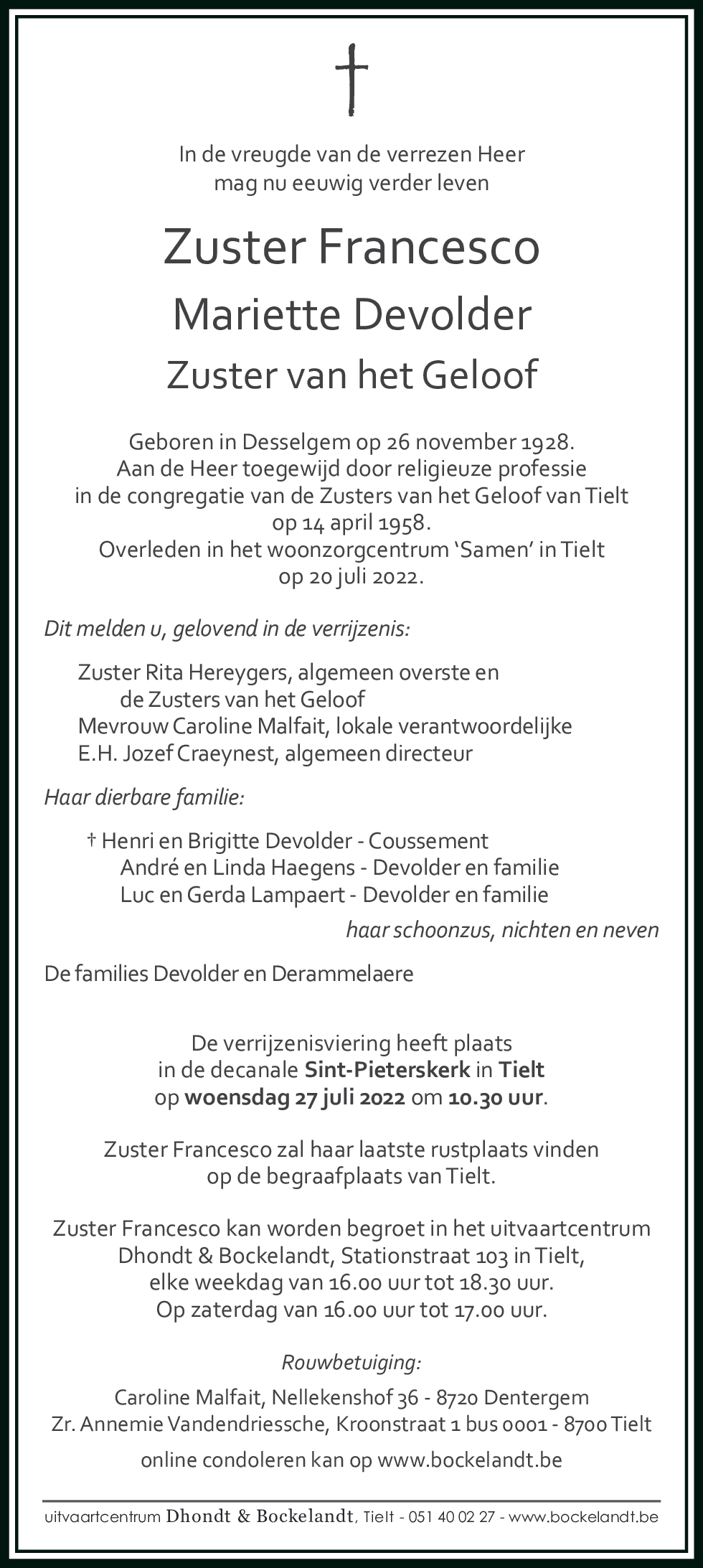 Francesco Mariette Devolder