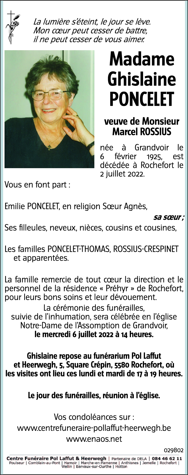 Ghislaine PONCELET