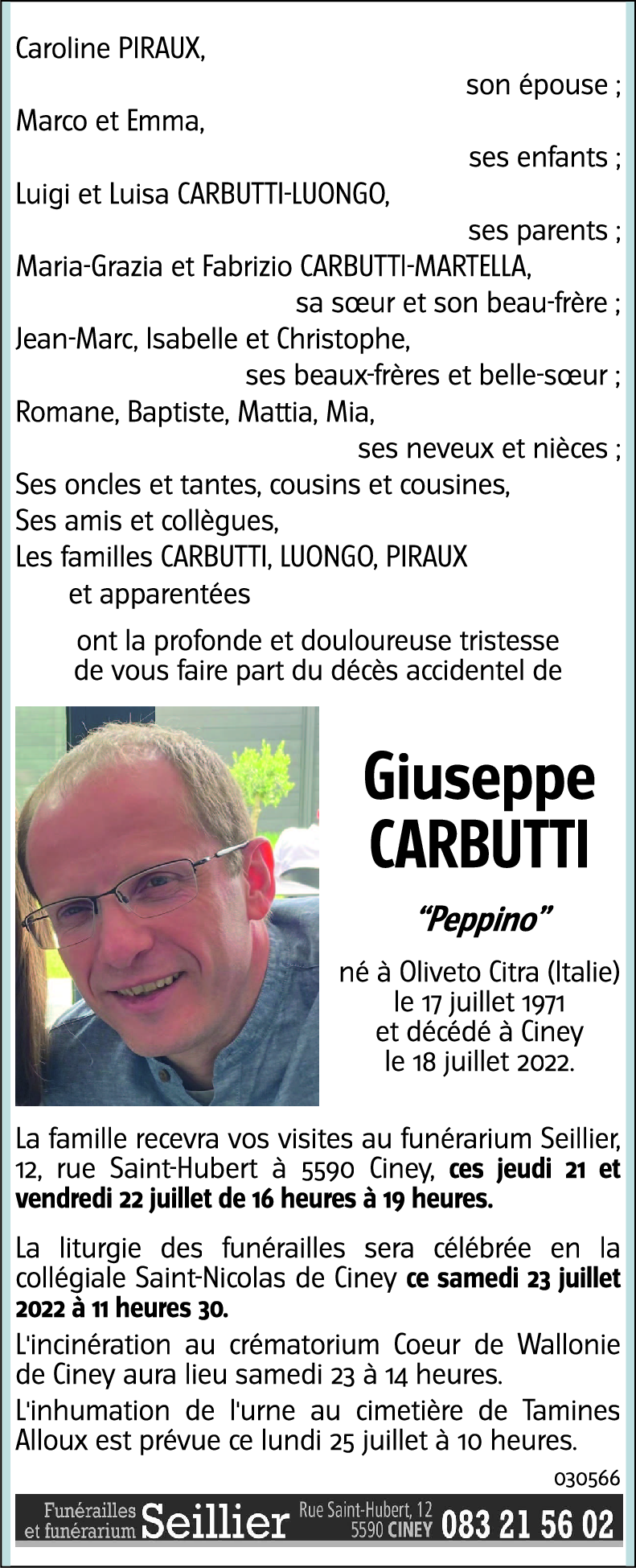 Giuseppe CARBUTTI