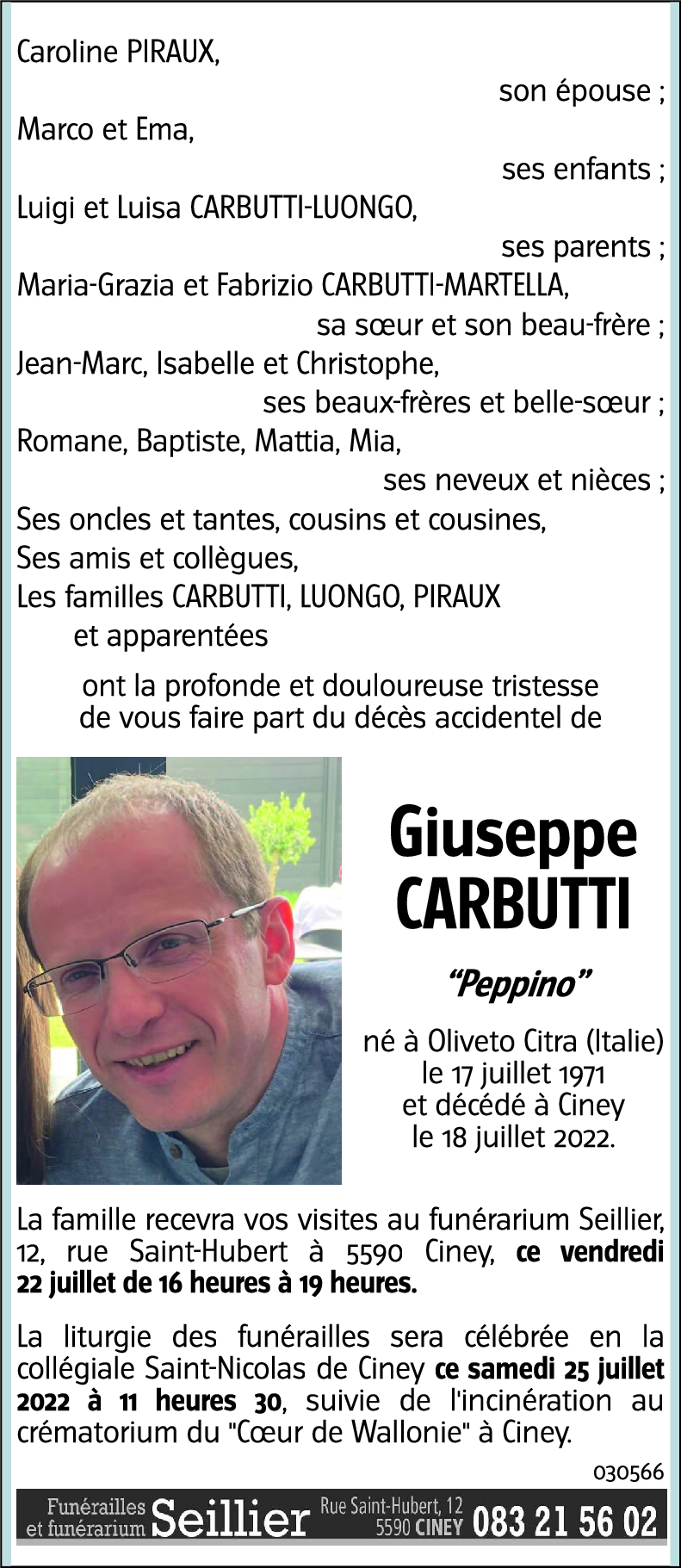 Giuseppe CARBUTTI