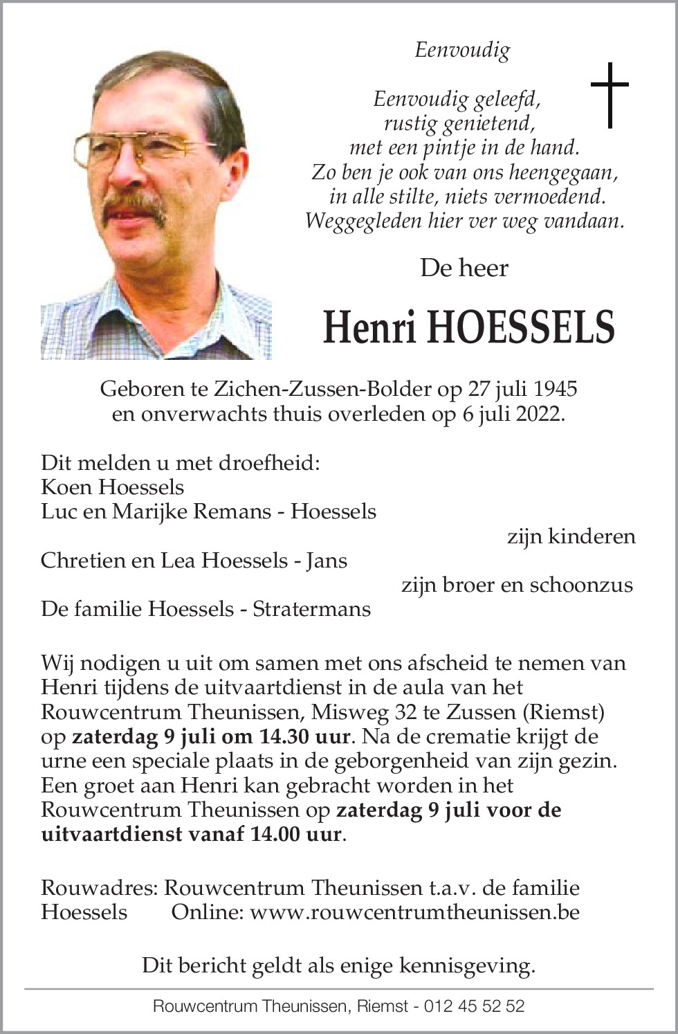 Henri Hoessels