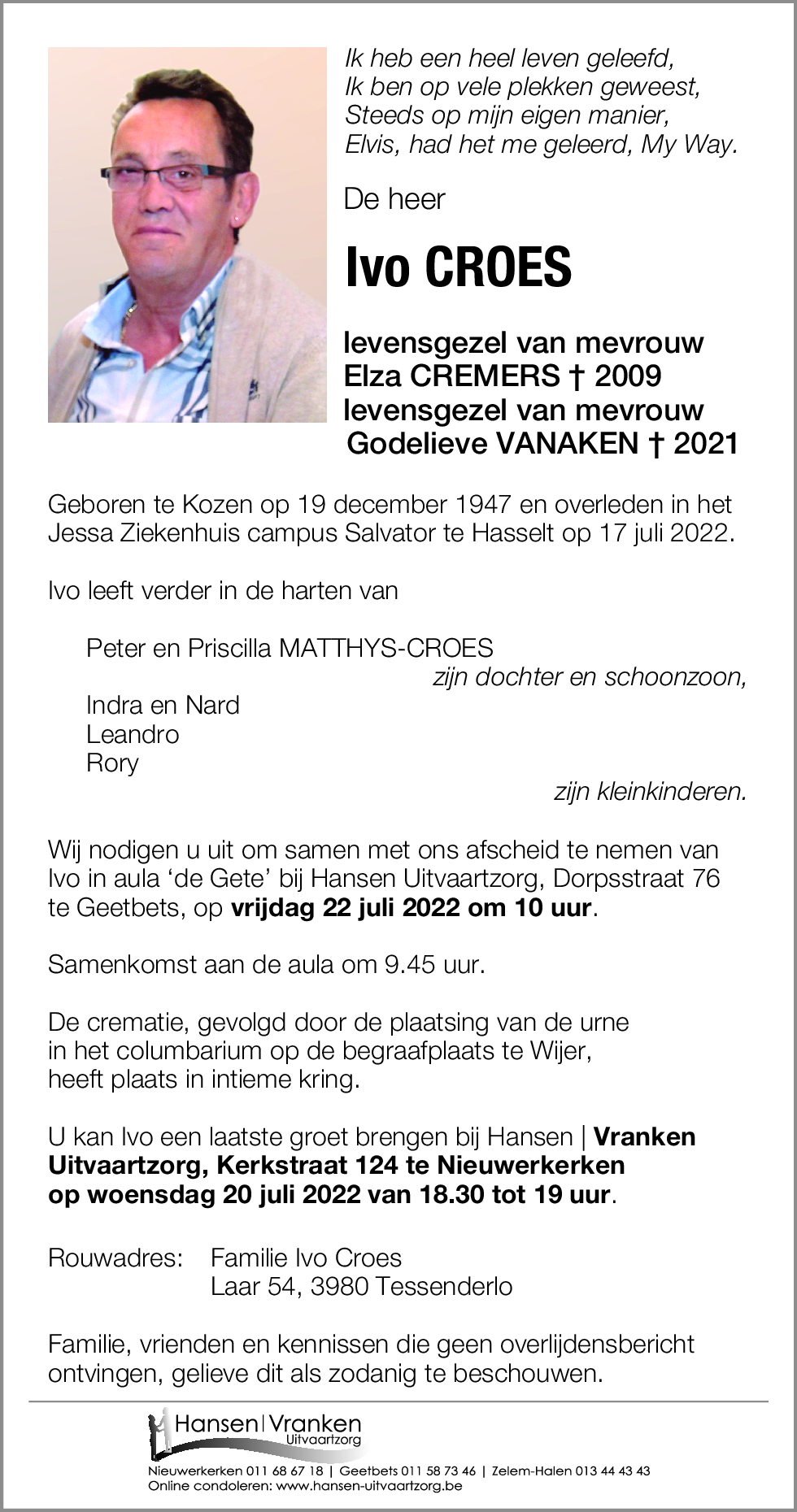 Ivo CROES