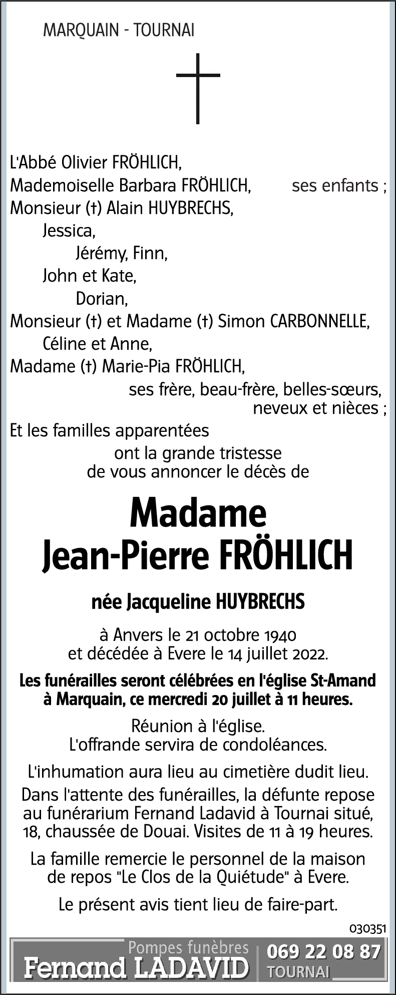 Jacqueline HUYBRECHS