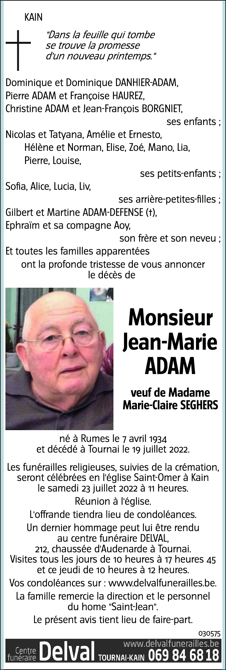 Jean-Marie ADAM