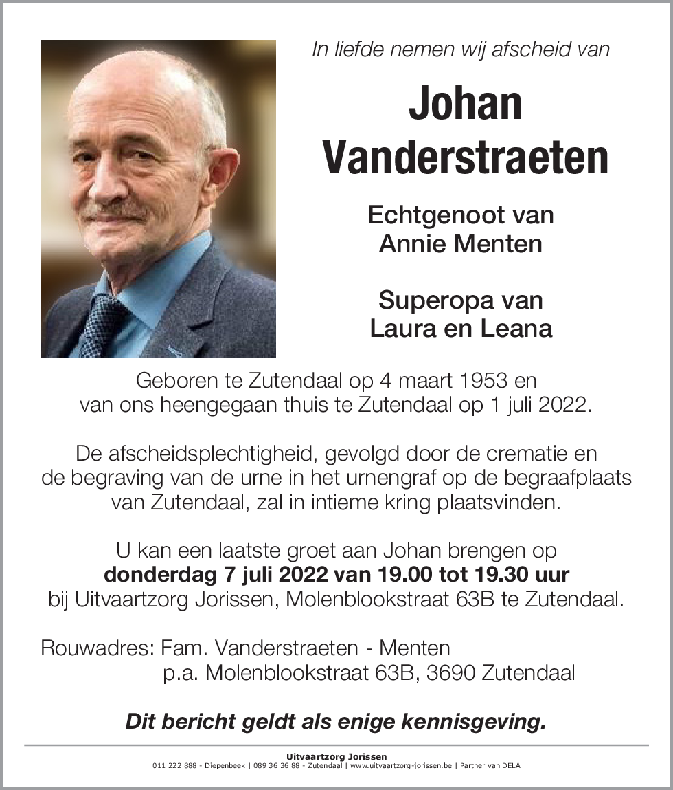 Johan Vanderstraeten