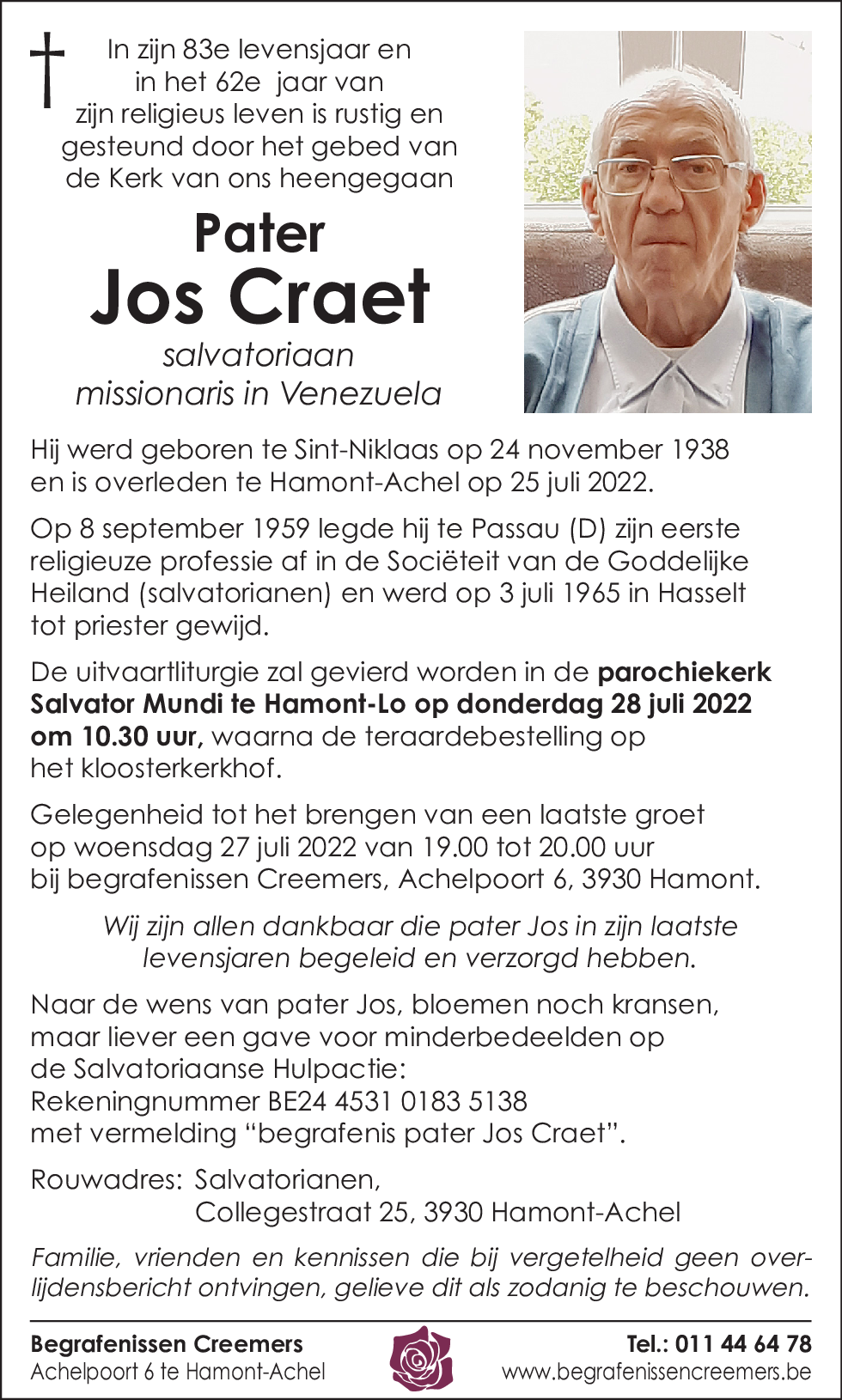 Jos Craet