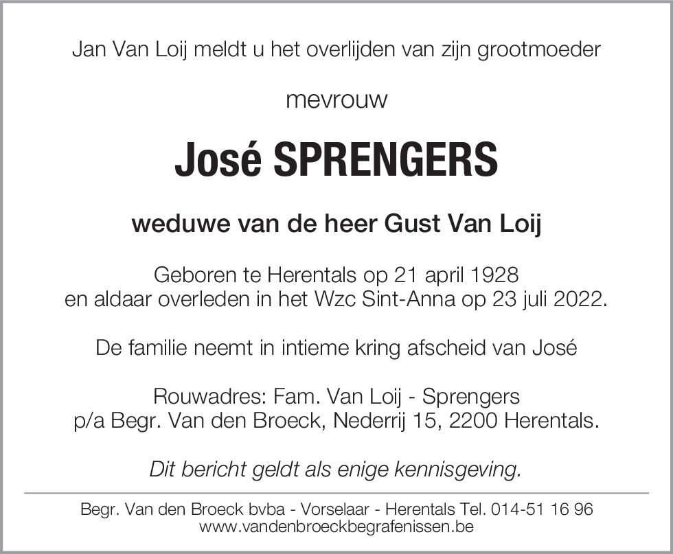 José Sprengers