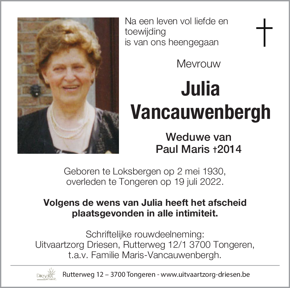 Julia Vancauwenbergh