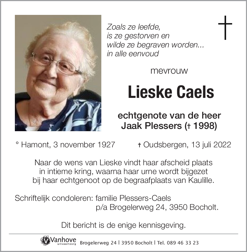 Lieske Caels