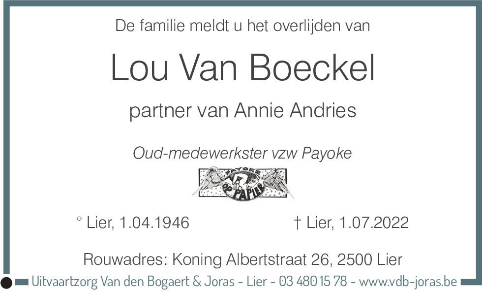 Lou Van Boeckel