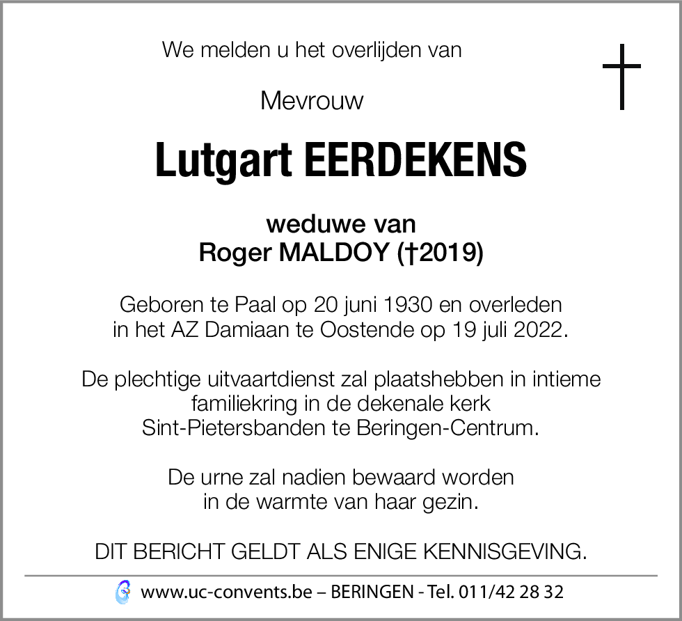 Lutgart Eerdekens