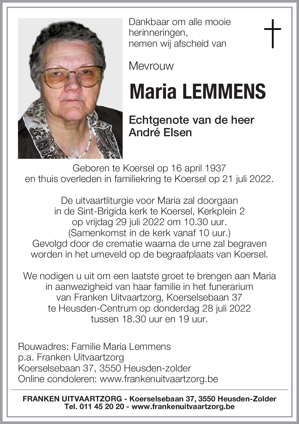 Maria Lemmens