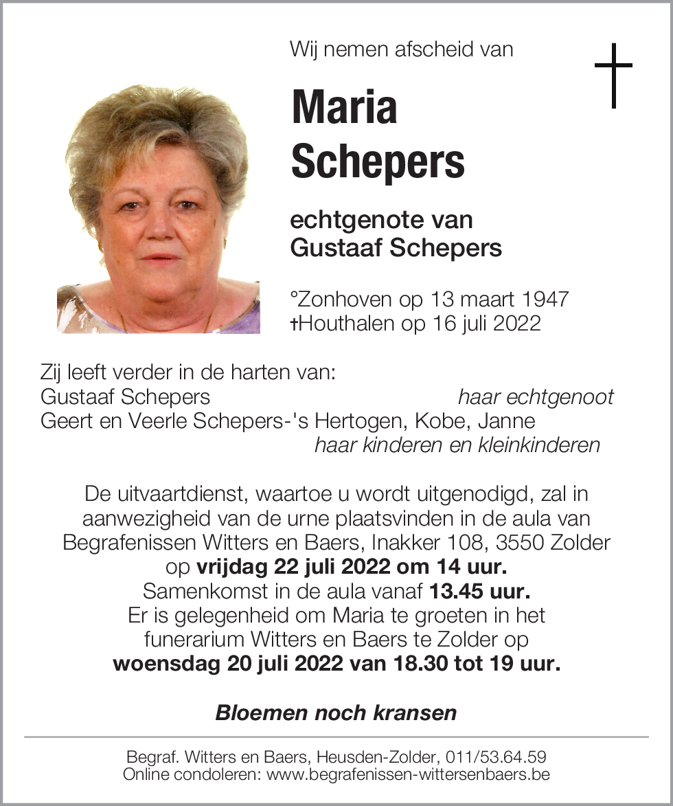 Maria Schepers