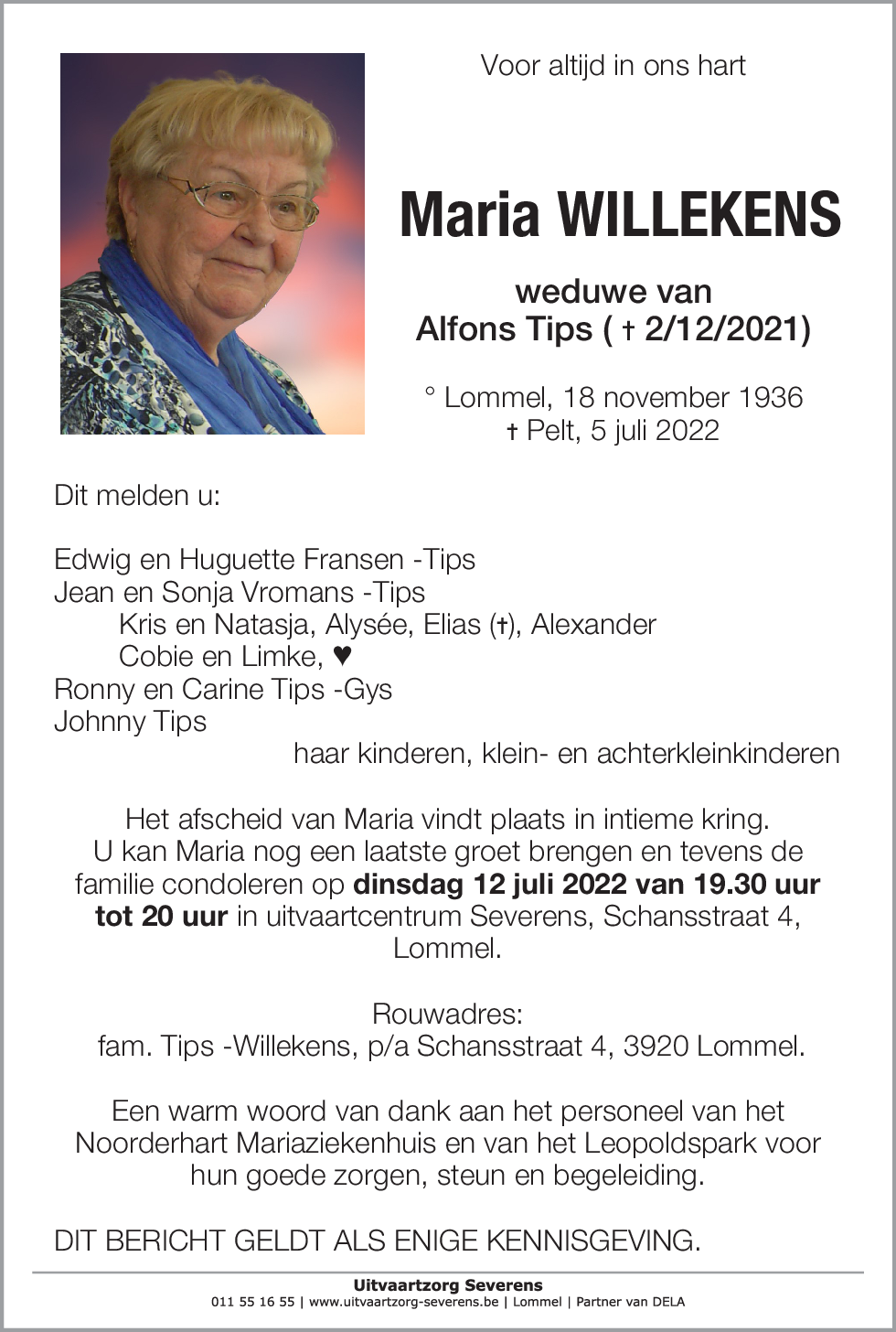 Maria Willekens