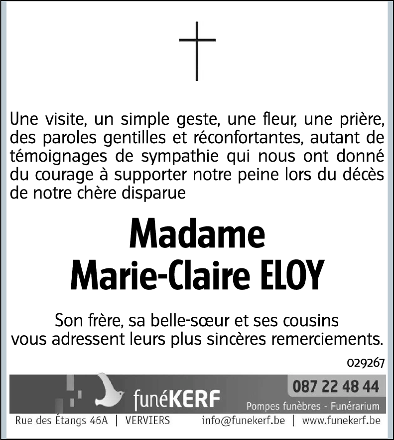 Marie-Claire ELOY