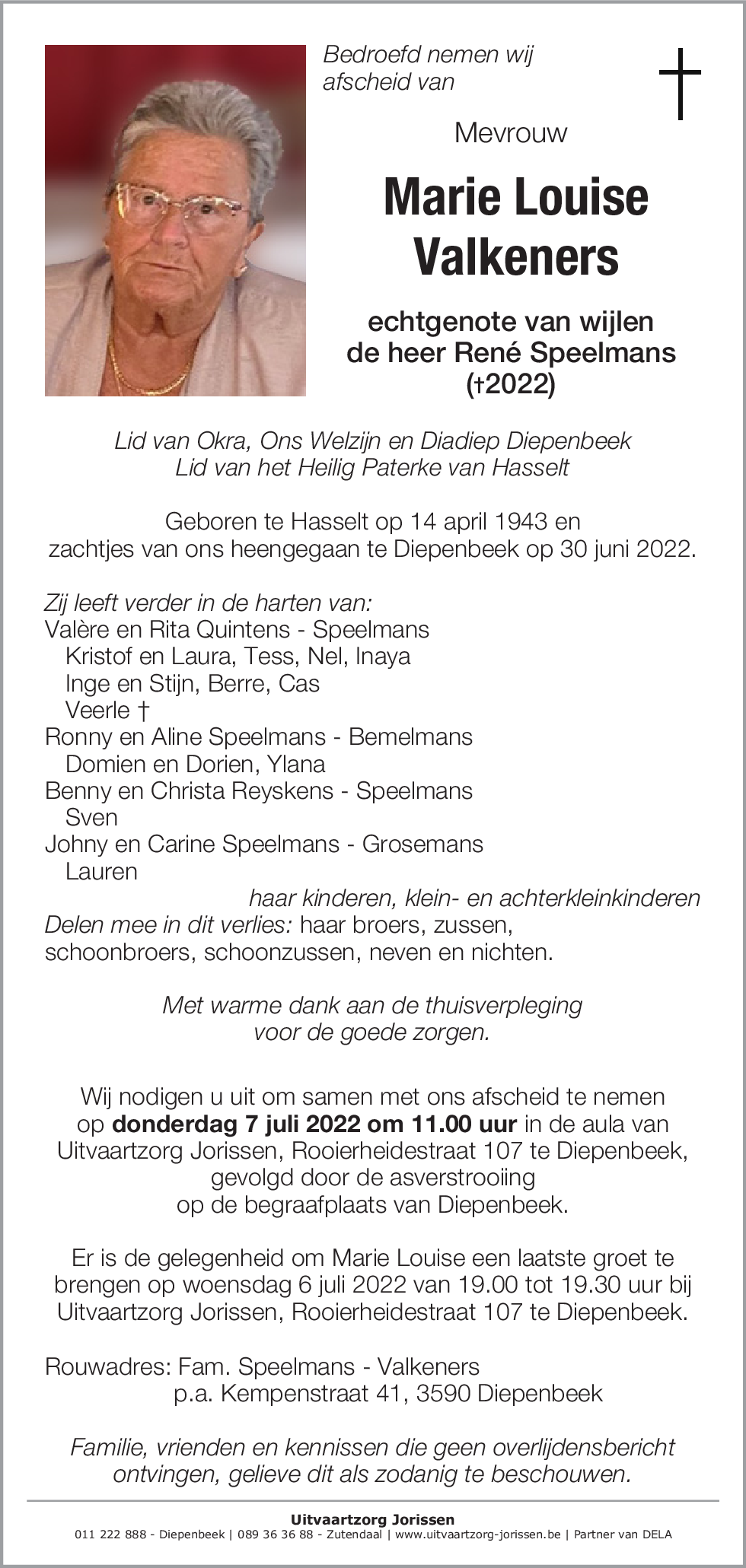 Marie Louise Valkeners