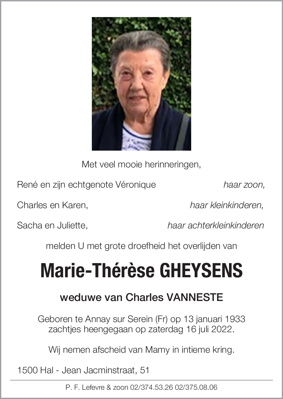 Marie-Thérèse Gheysens