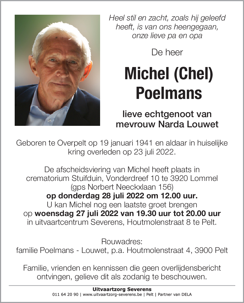 Michel (Chel) Poelmans