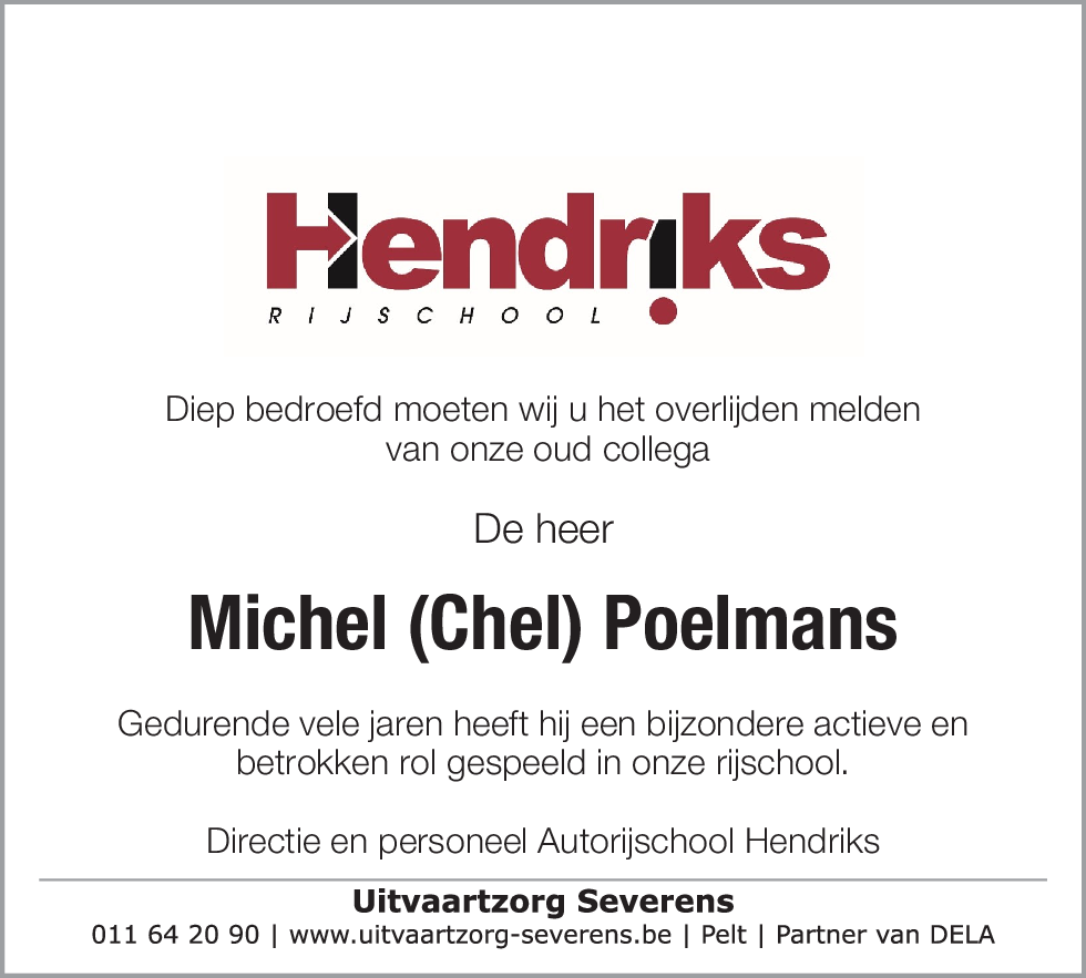Michel (Chel) Poelmans