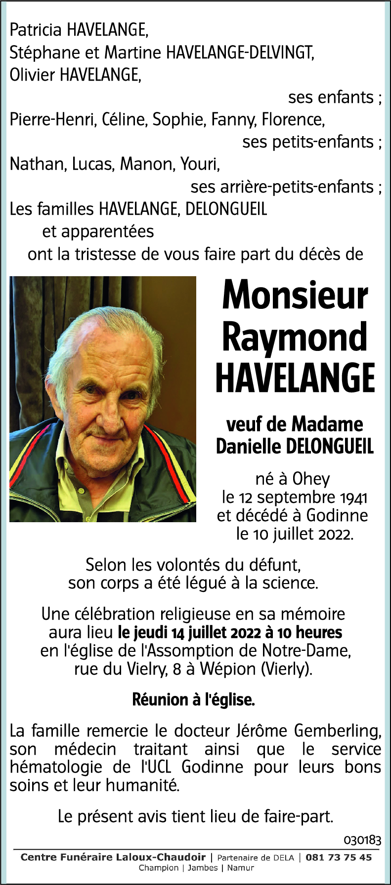 Raymond HAVELANGE
