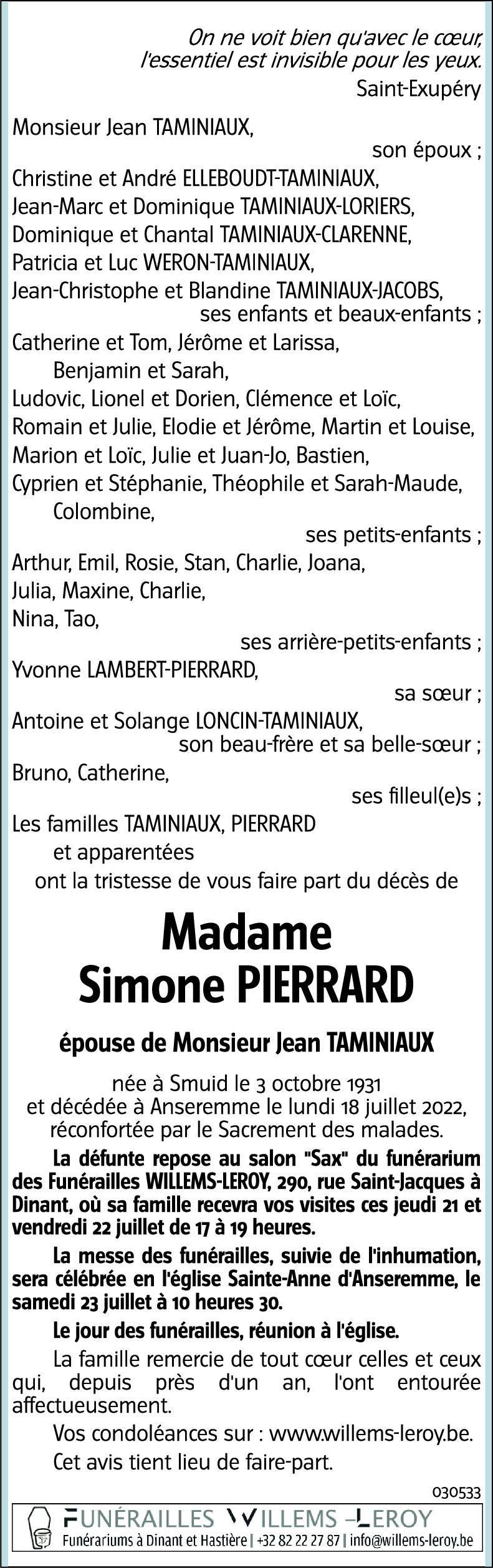 Simone PIERRARD